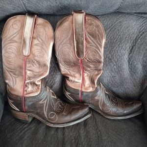 WOMENS LUCCHESE WESTERN BOOTS Sz6.5 N4701